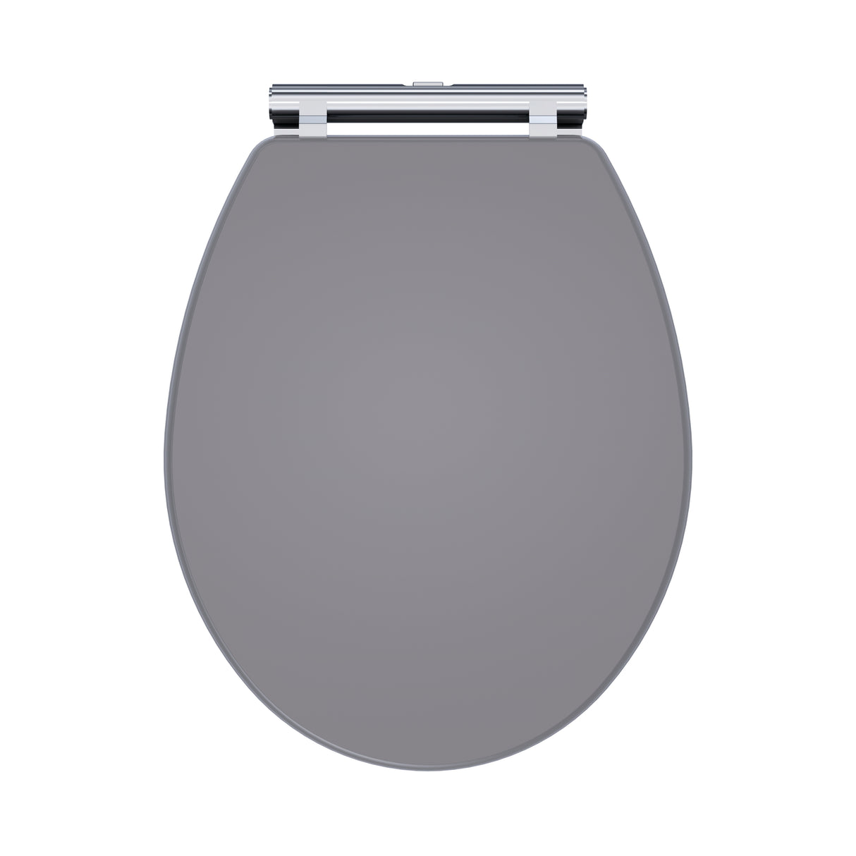 Nuie Classique Soft Close Wooden Toilet Seat With Top Fix Satin Grey CLA299