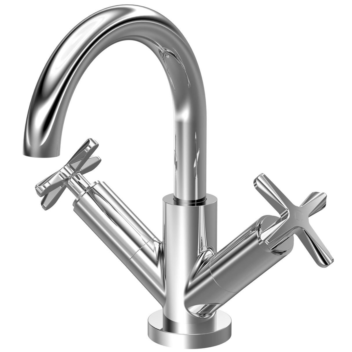 Nuie Aztec Mono Basin Mixer Tap with Waste Chrome CLX315