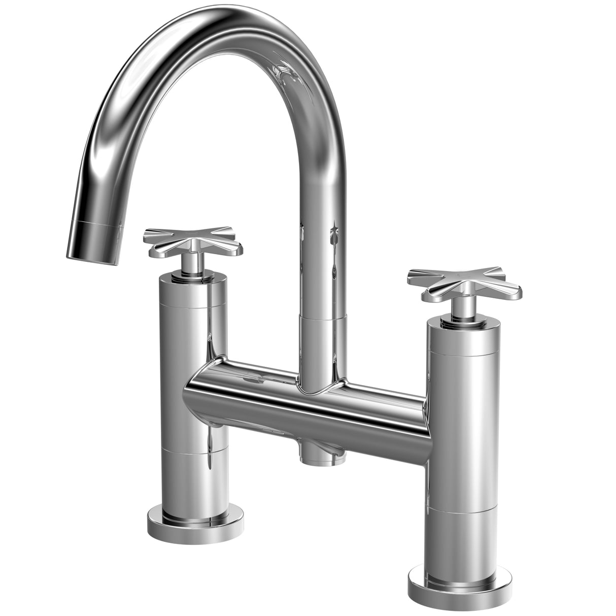 Nuie Aztec Bath Filler Tap Chrome CLX353