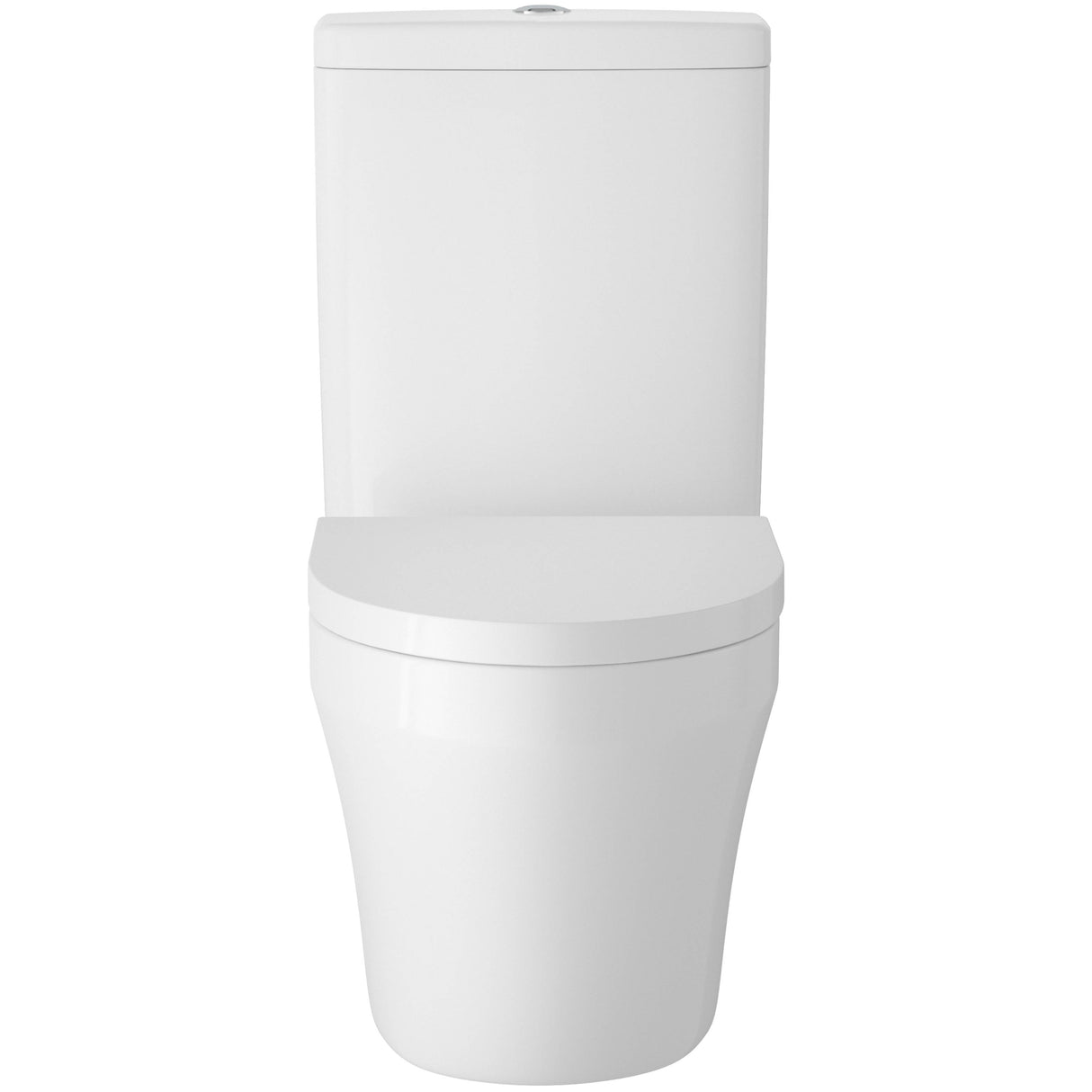 Hudson Reed Luna BTW Close Coupled Toilet & Soft Close Seat White CMA009