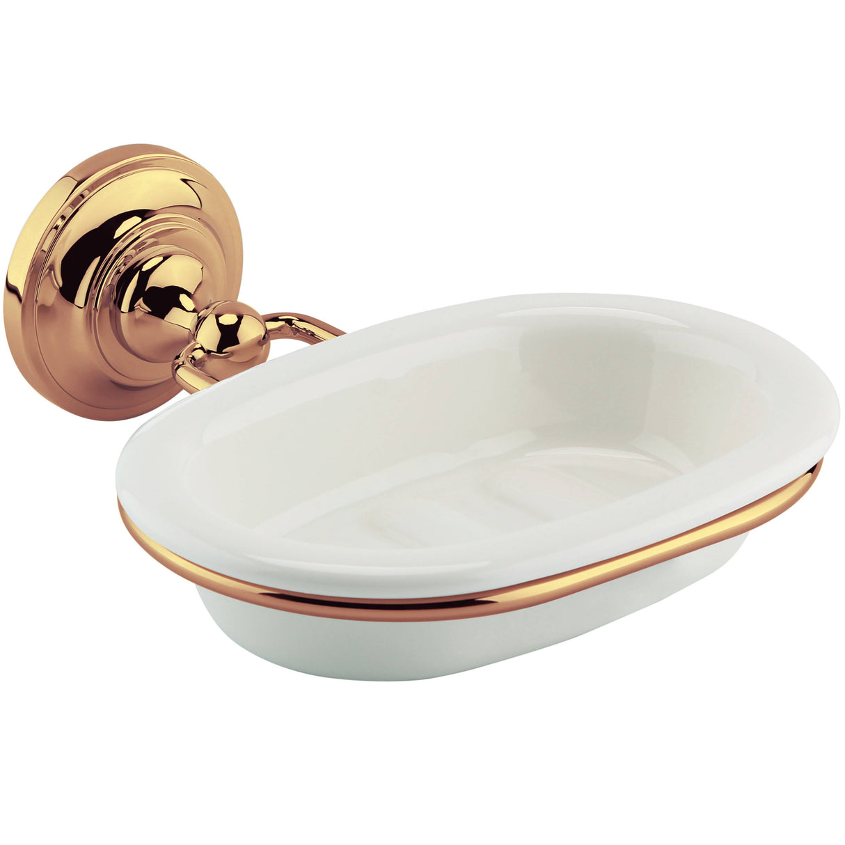 BC Designs Ceramic Soap Dish Holder Copper CMA015CO