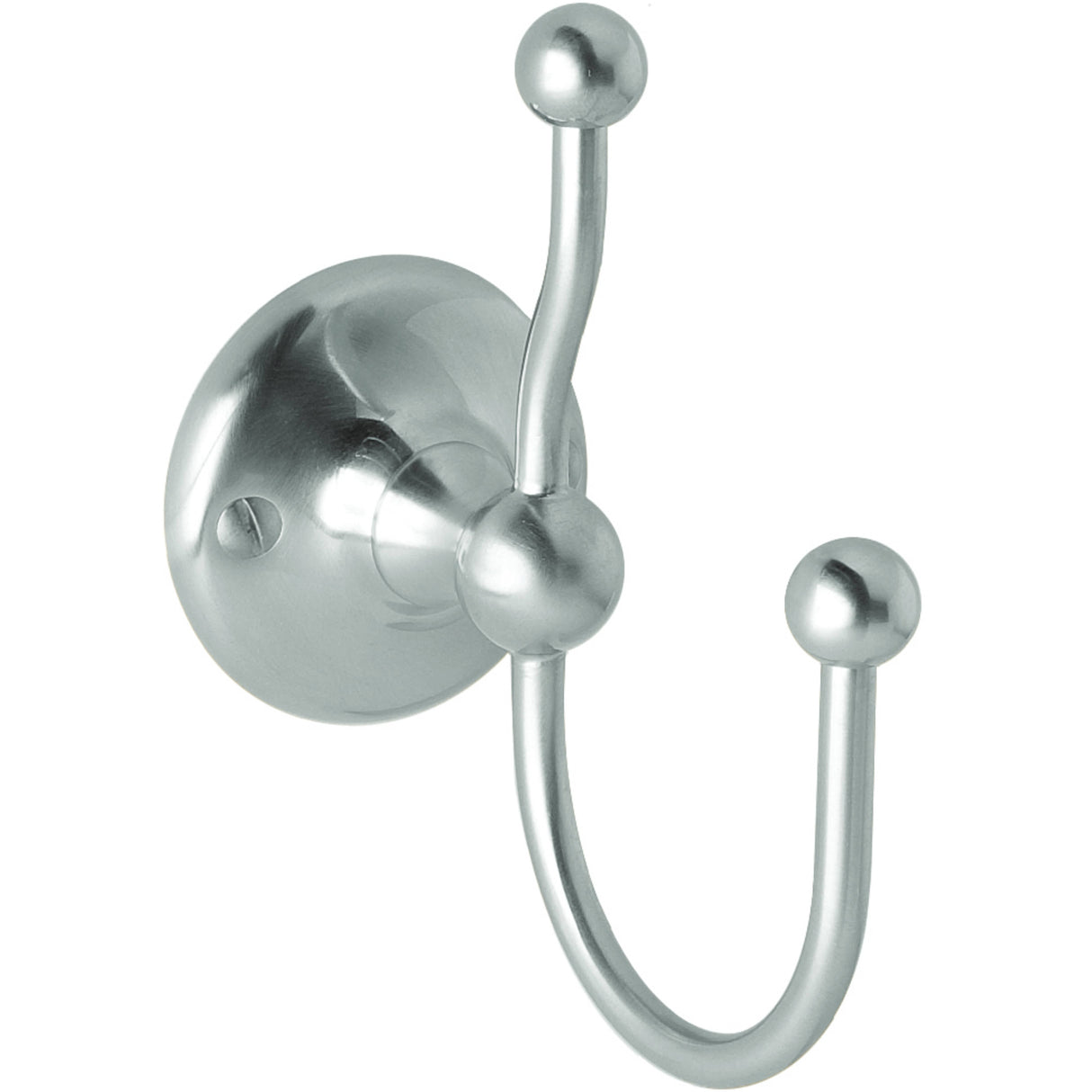 BC Designs Double Robe Hook Brushed Chrome CMA030BC