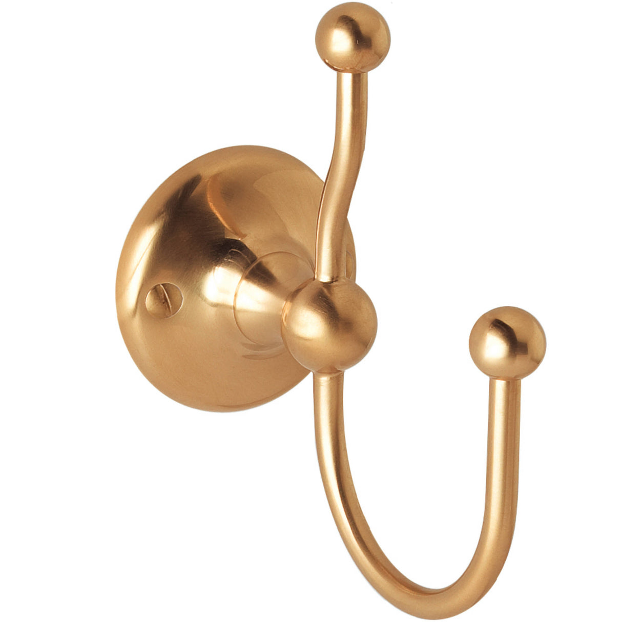 BC Designs Double Robe Hook Brushed Copper CMA030BCO