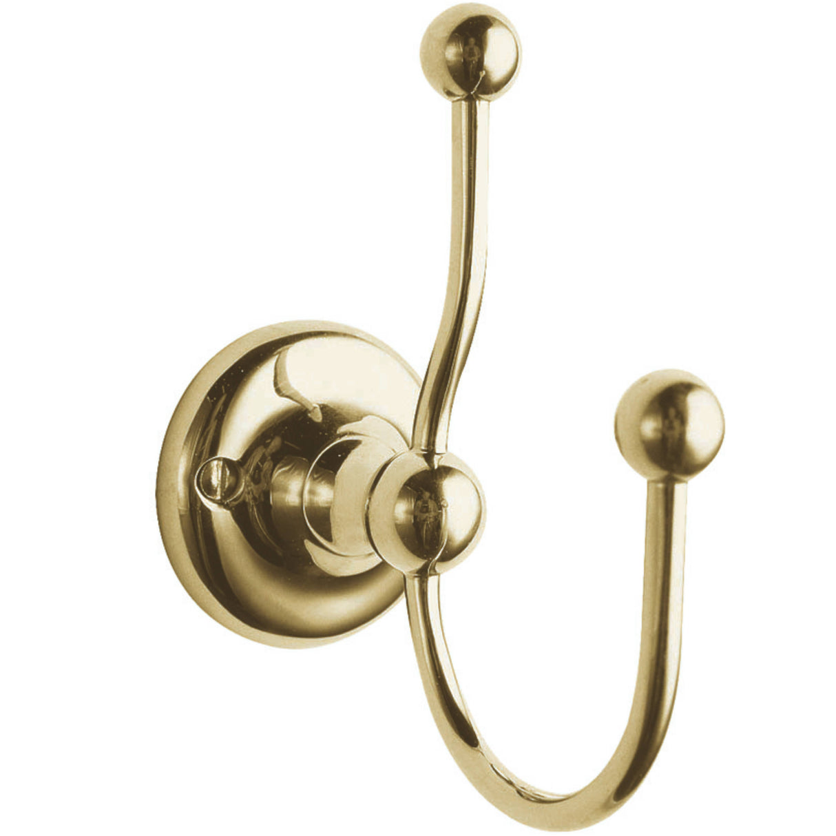 BC Designs Double Robe Hook Gold CMA030G