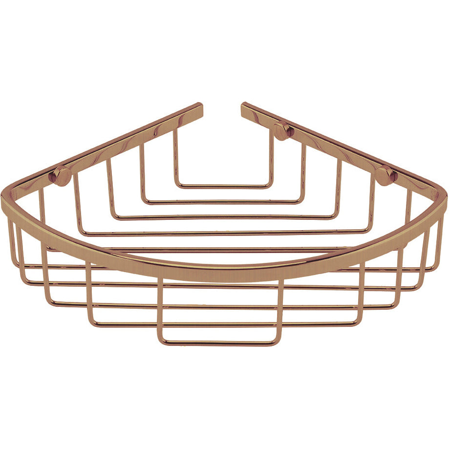 BC Designs Corner Shower Basket Brushed Copper CMA050BCO