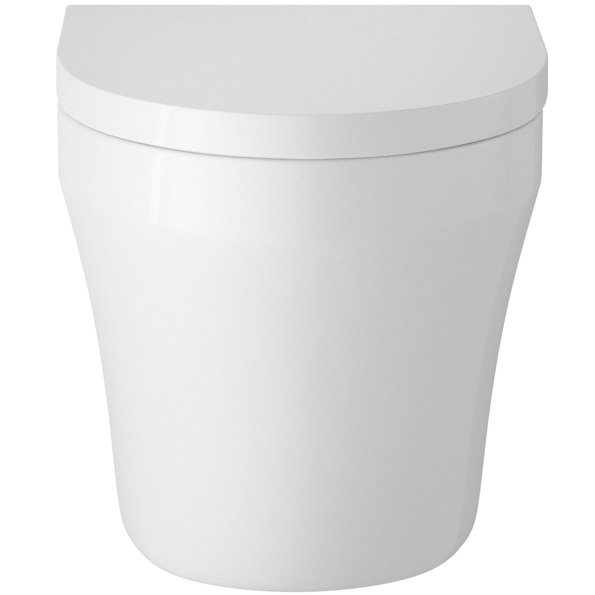 Hudson Reed Luna Back To Wall Toilet & Soft Close Seat White CPA008_2