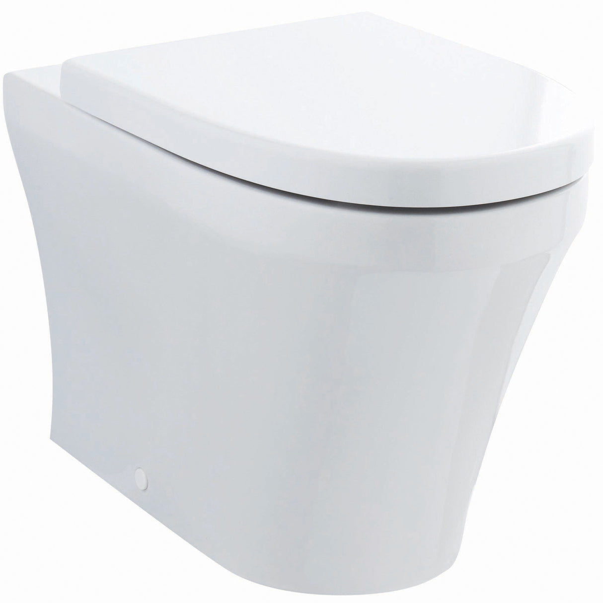 Hudson Reed Luna Back To Wall Toilet & Soft Close Seat White CPA008_1
