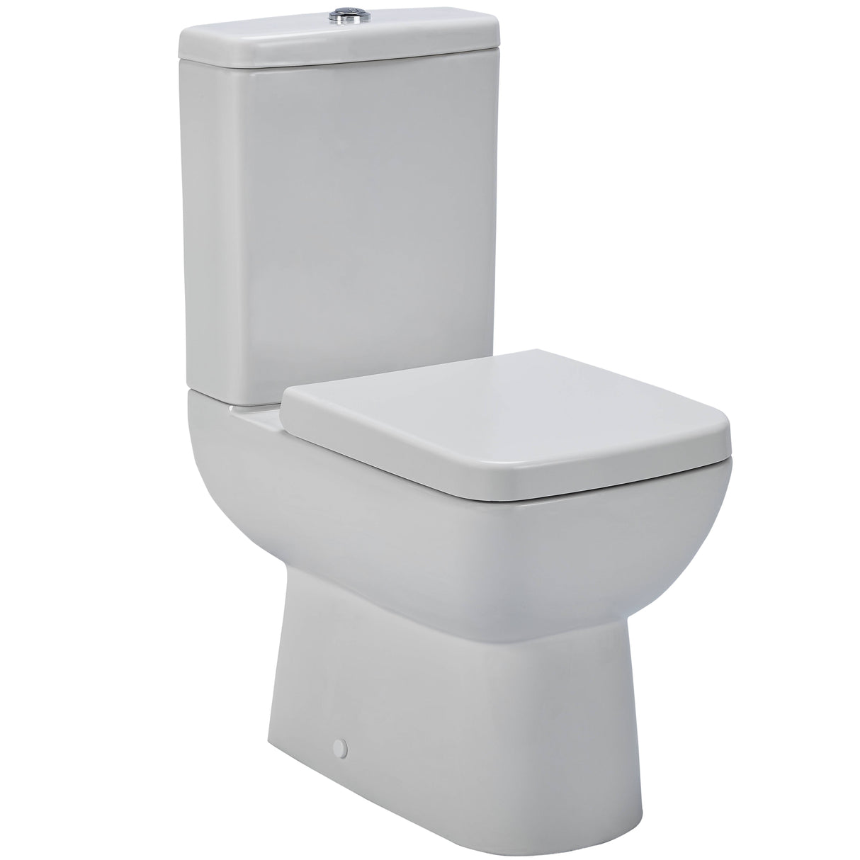 Nuie Ambrose Compact Semi BTW Close Coupled Toilet & Soft Close Seat CPC020