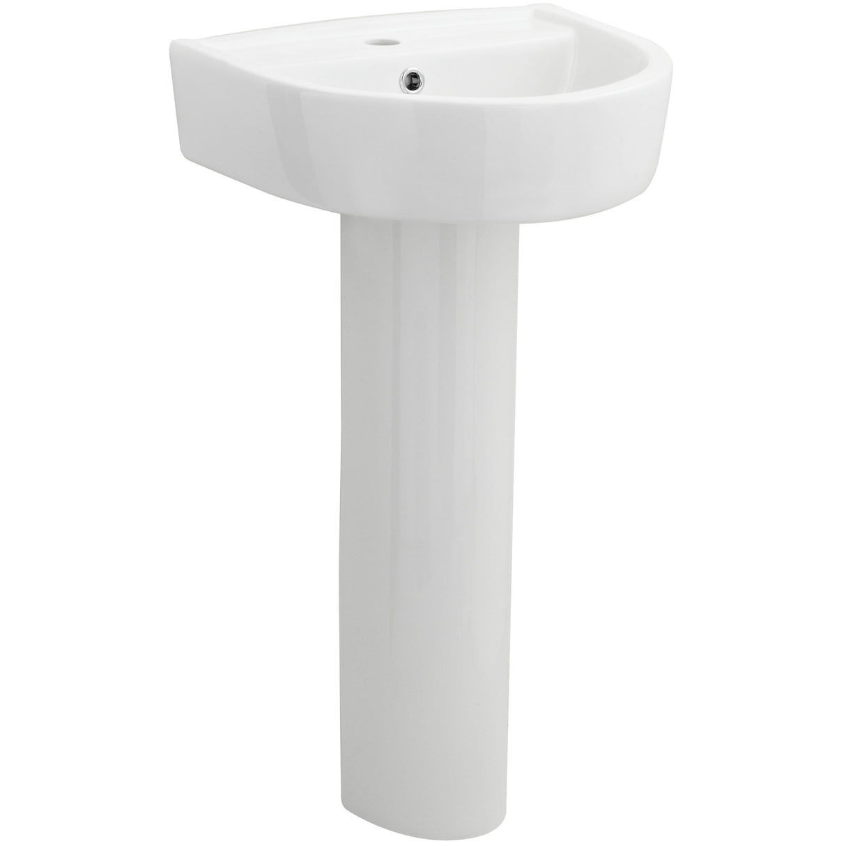 Nuie Provost Basin & Full Pedestal - 1 Tap Hole CPV001
