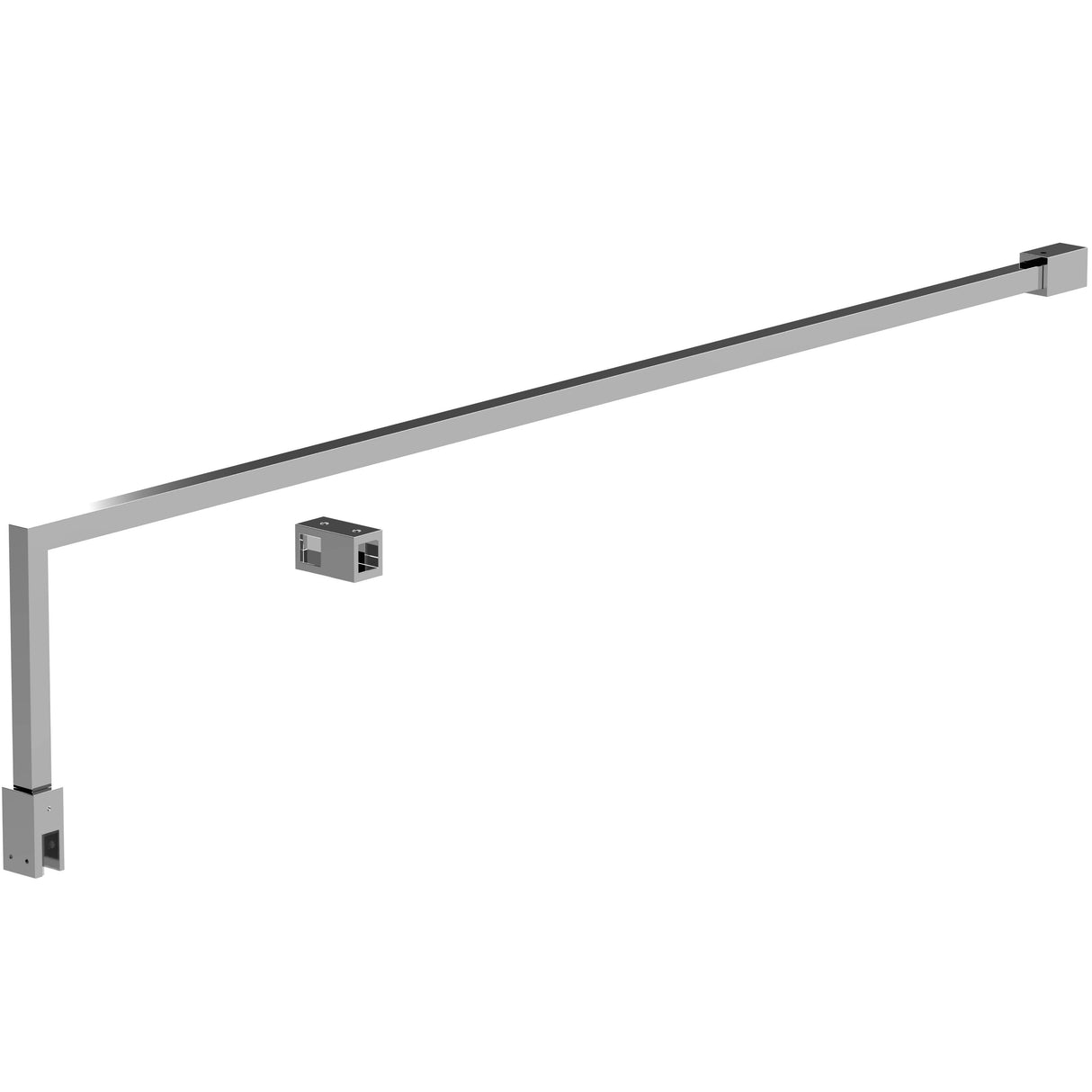 Nuie Wetroom Screen Universal Stabilising Bar Chrome ARM22