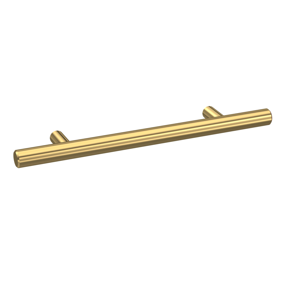Nuie Bar Door Handle 156mm Brushed Brass H193