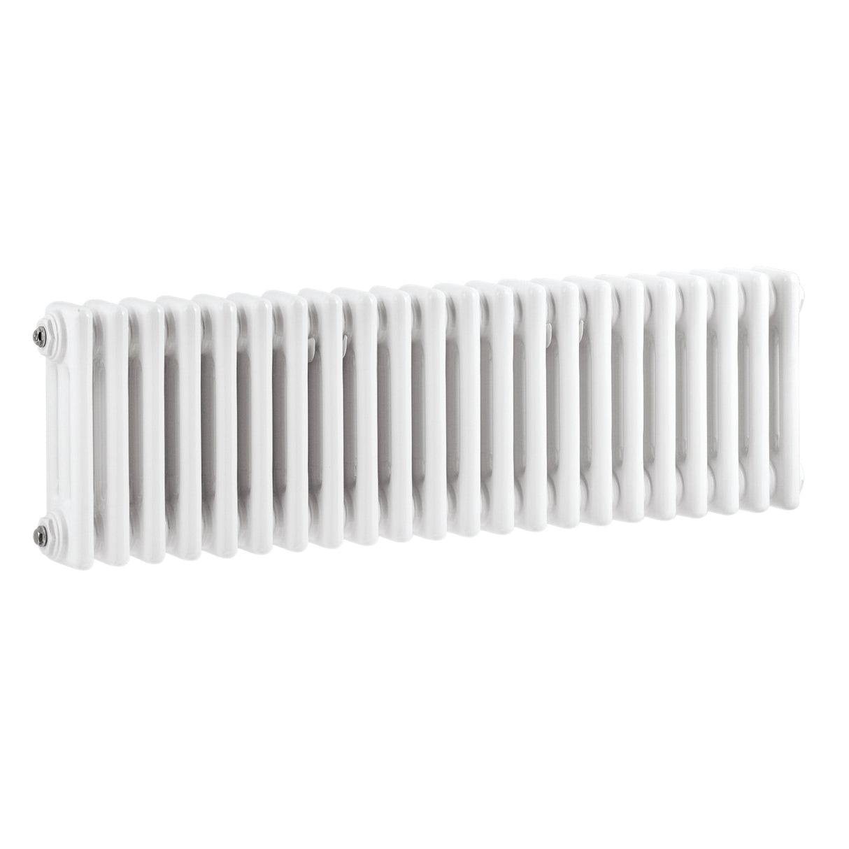 Nuie Colosseum Horizontal Column Radiator Gloss White HX303