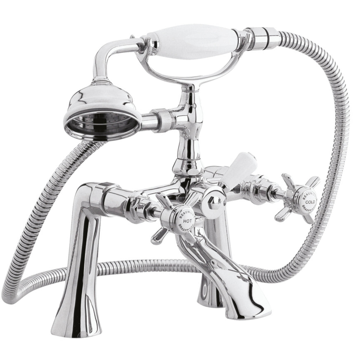 Nuie Beaumont Bath Shower Mixer Tap Chrome I304X