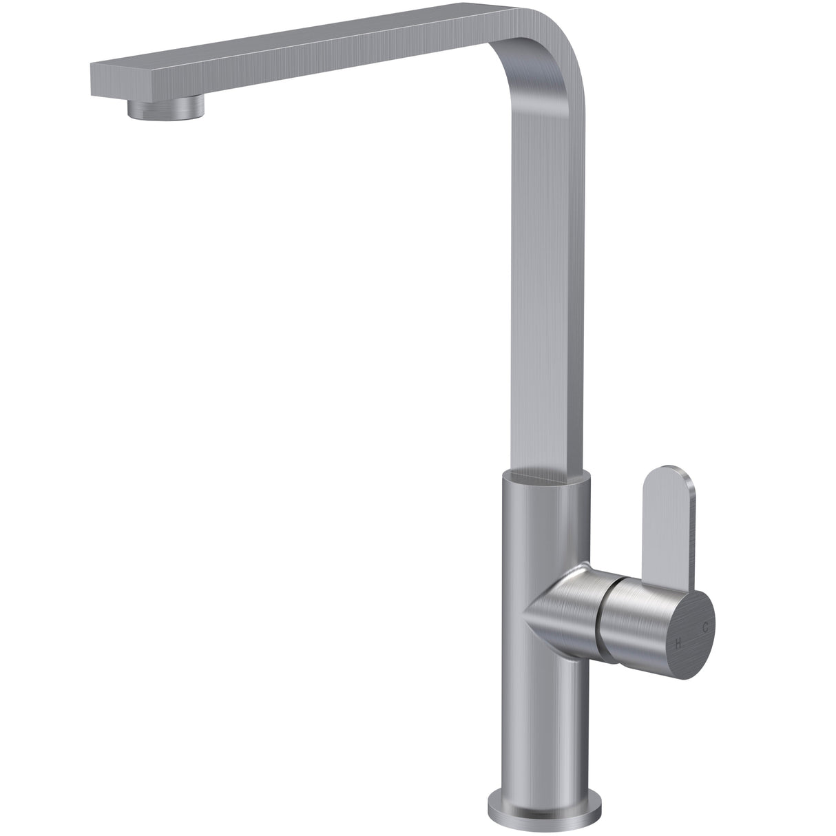 Nuie Churni Single Lever Kitchen Mixer Tap Brushed Nickel KCH605SL