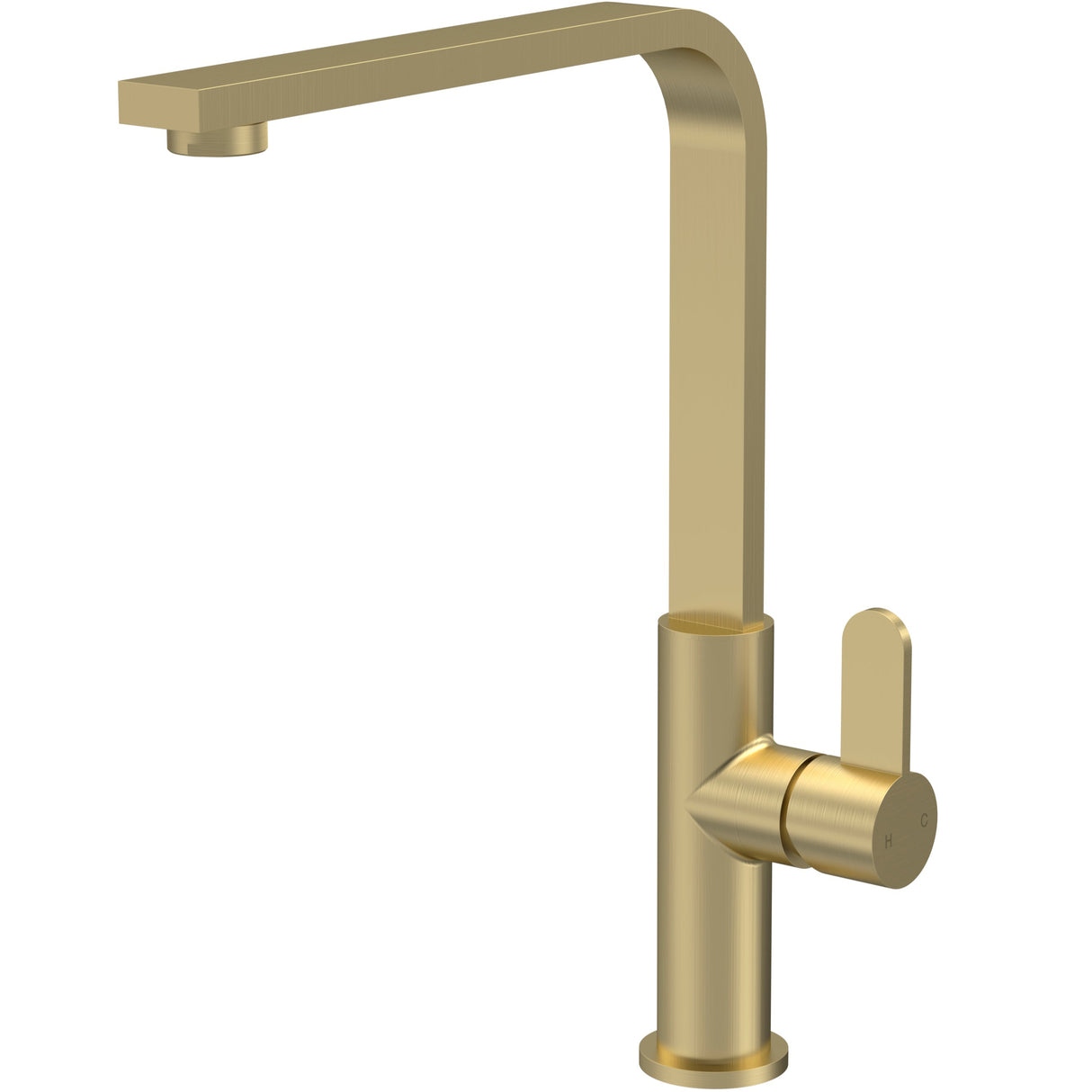Nuie Churni Single Lever Kitchen Mixer Tap Brushed Brass KCH805SL