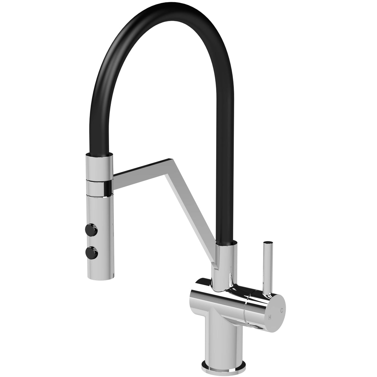 Nuie Ravi Single Lever Pull-Out Kitchen Mixer Tap Chrome KRA305SL