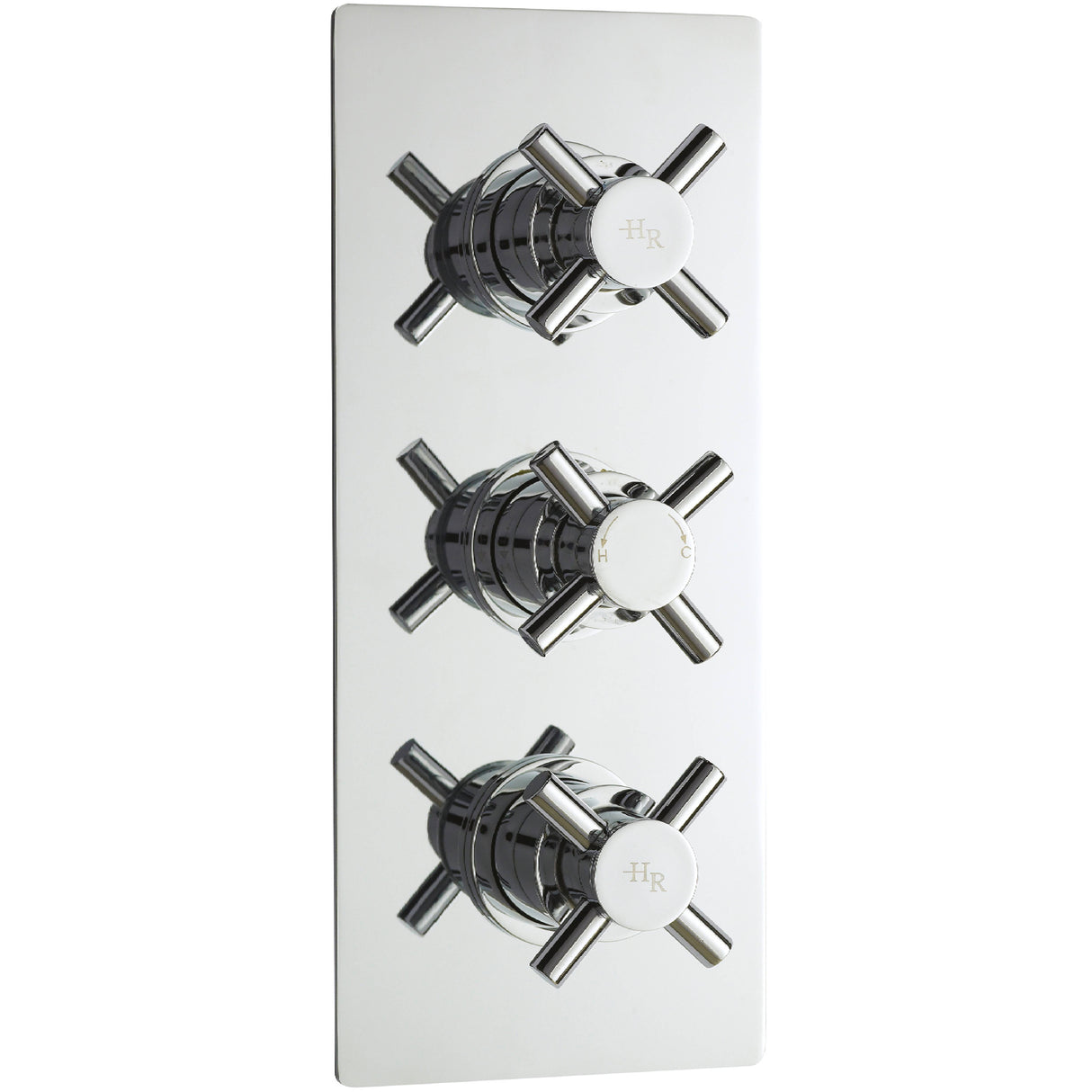 Hudson Reed Tec Crosshead 2 Outlet Thermostatic Concealed Shower Valve Chrome KRI3211