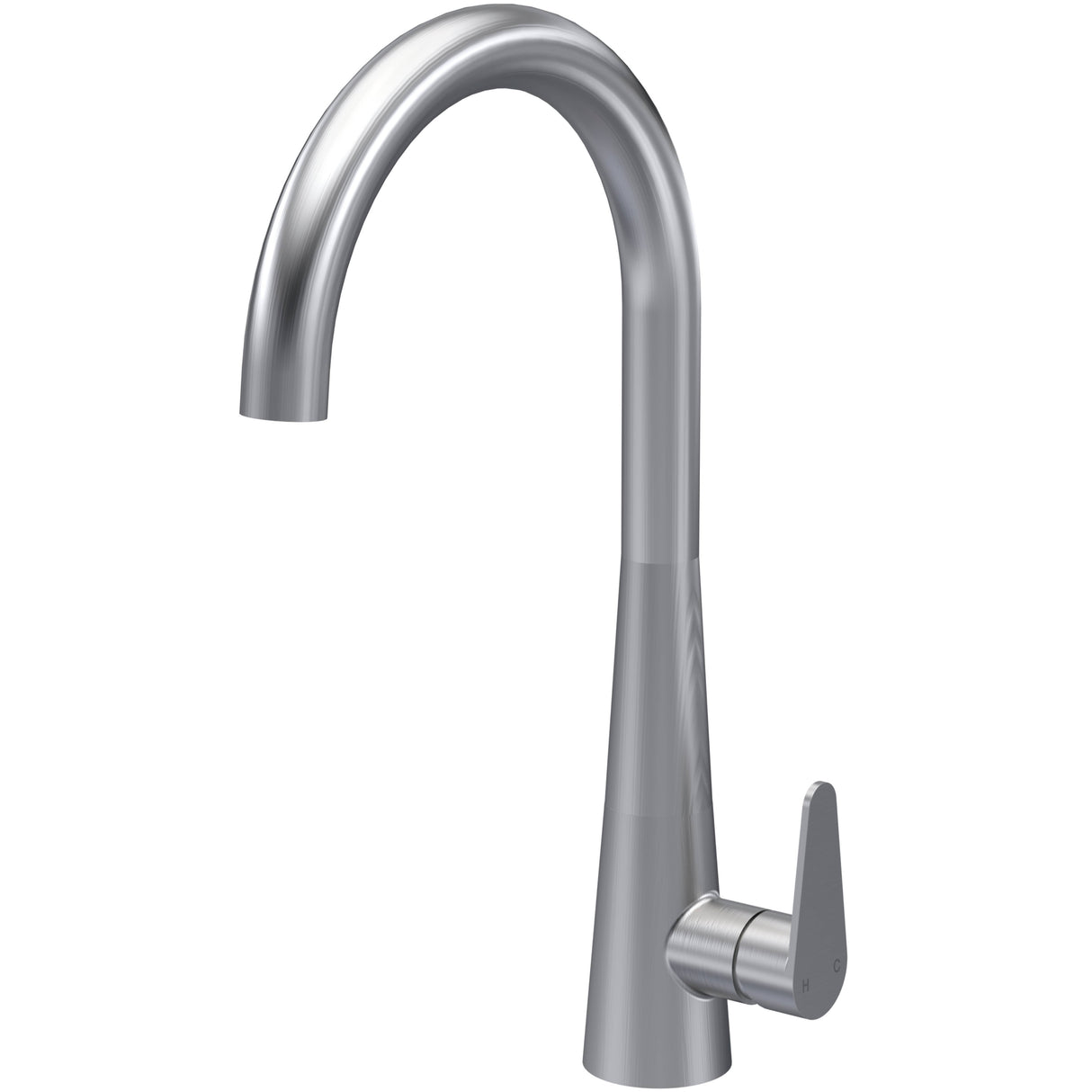 Nuie Samir Single Lever Kitchen Mixer Tap Brushed Nickel KSA605SL