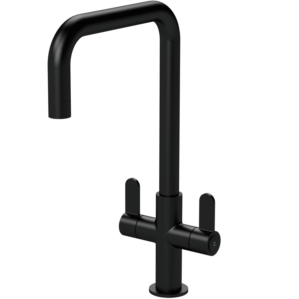 Nuie Kosi Dual Lever Kitchen Mixer Tap Matt Black KSI405DL