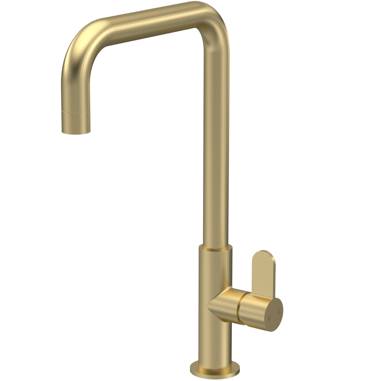 Nuie Kosi Single Lever Kitchen Mixer Tap Brushed Brass KSI805SL