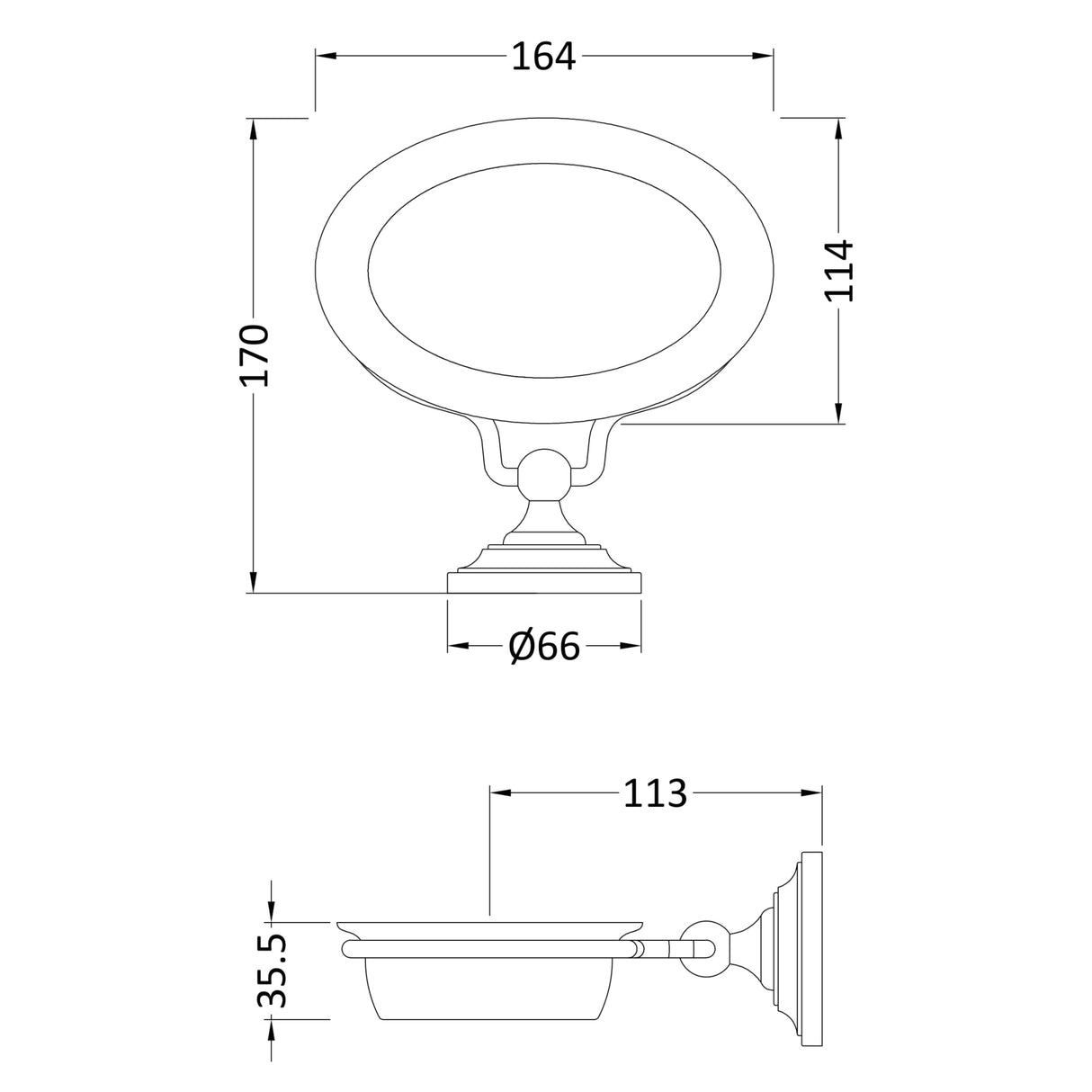 Nuie Soap Dish LH303 LD