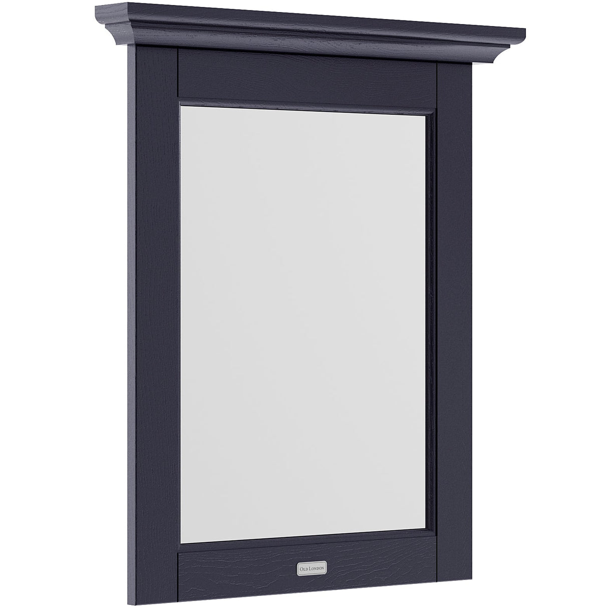 Old London Flat Mirror H694 x W600mm Twilight Blue LON313