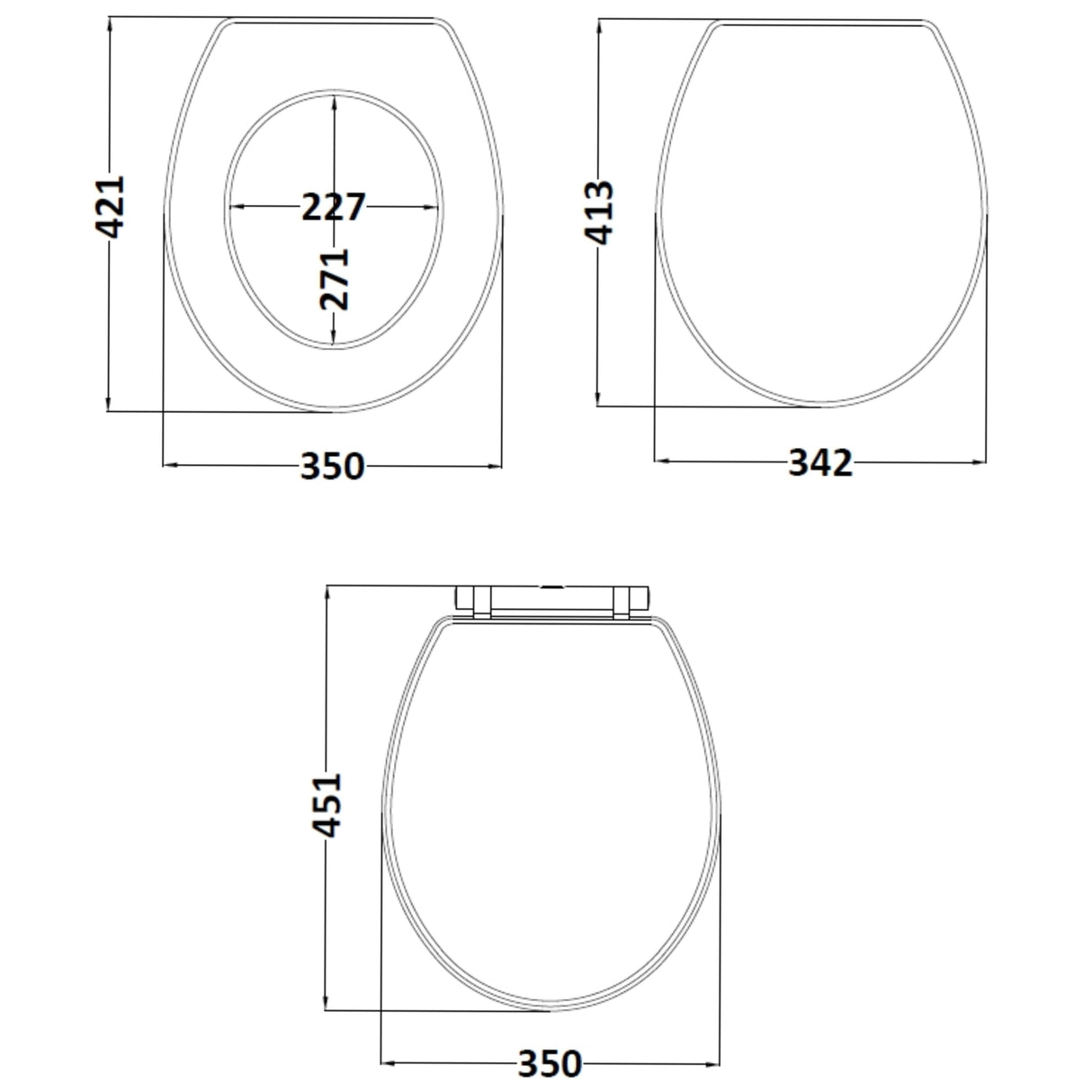 Old London Richmond Soft Close Wooden Toilet Seat With Chrome Hinges, Top Fix Hunter Green LOS899 LD