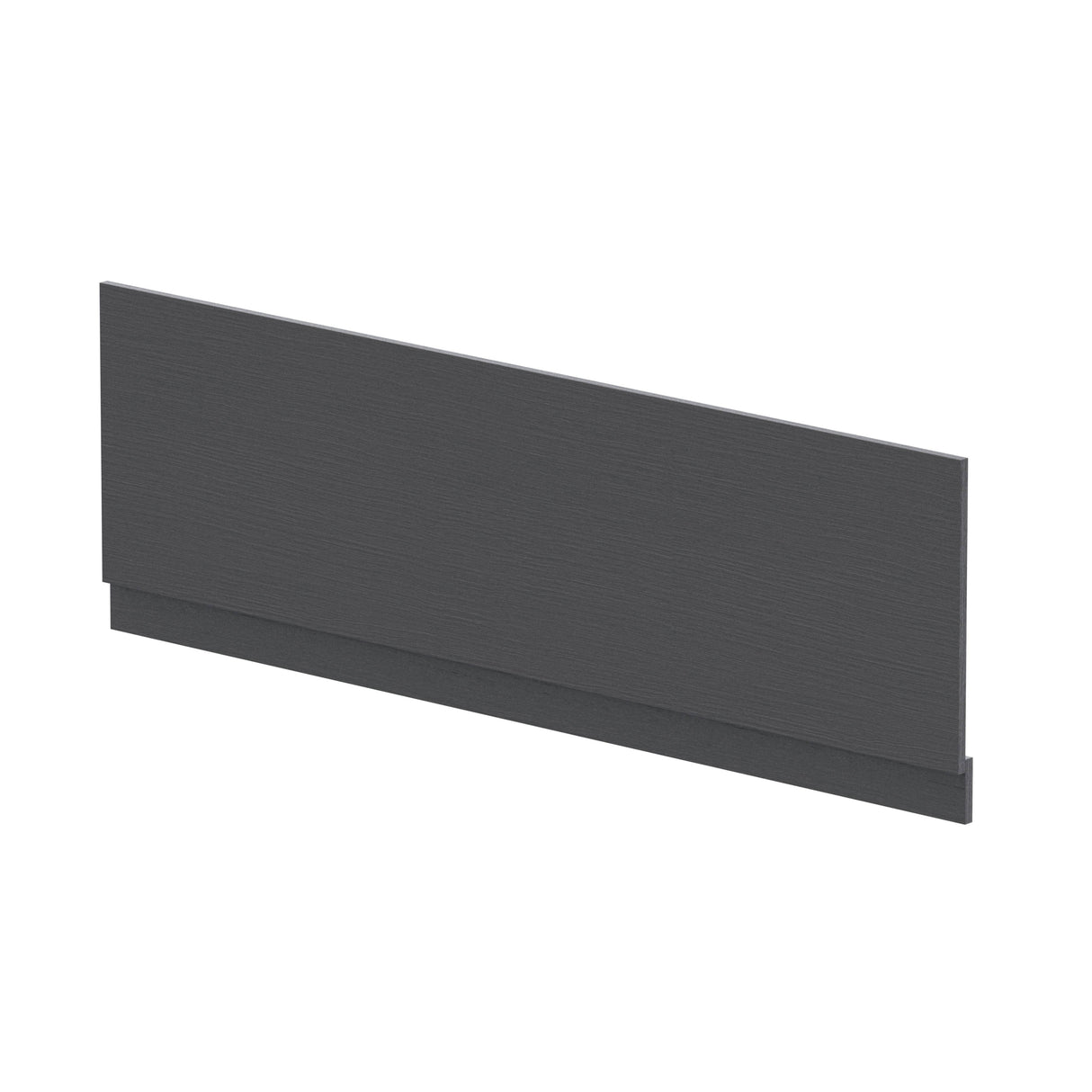 Nuie Standard MDF/MFC Front Bath Panel Graphite Grey Woodgrain MPC2205