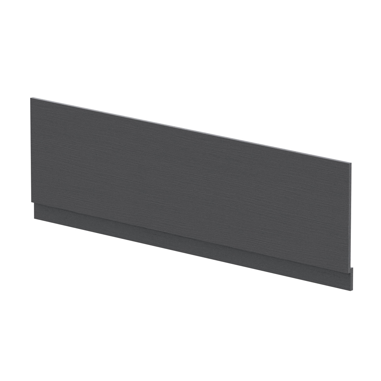 Nuie Standard MDF/MFC Front Bath Panel Graphite Grey Woodgrain MPC2207