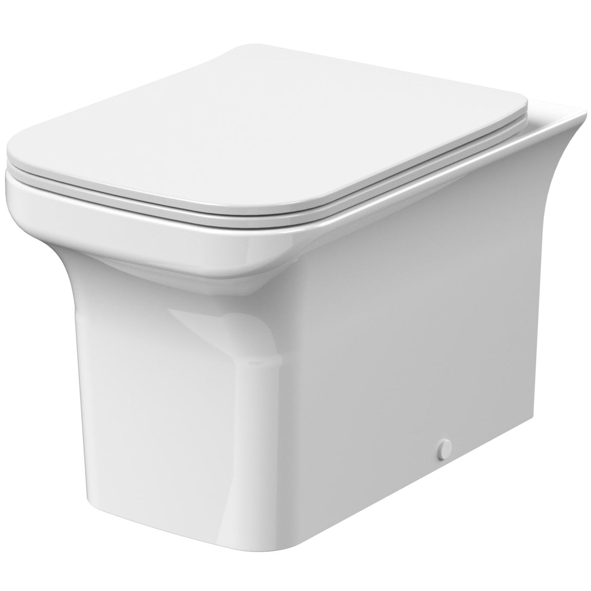 Nuie Ava Rimless Back To Wall Toilet & Soft Close Sandwich Seat NCG506