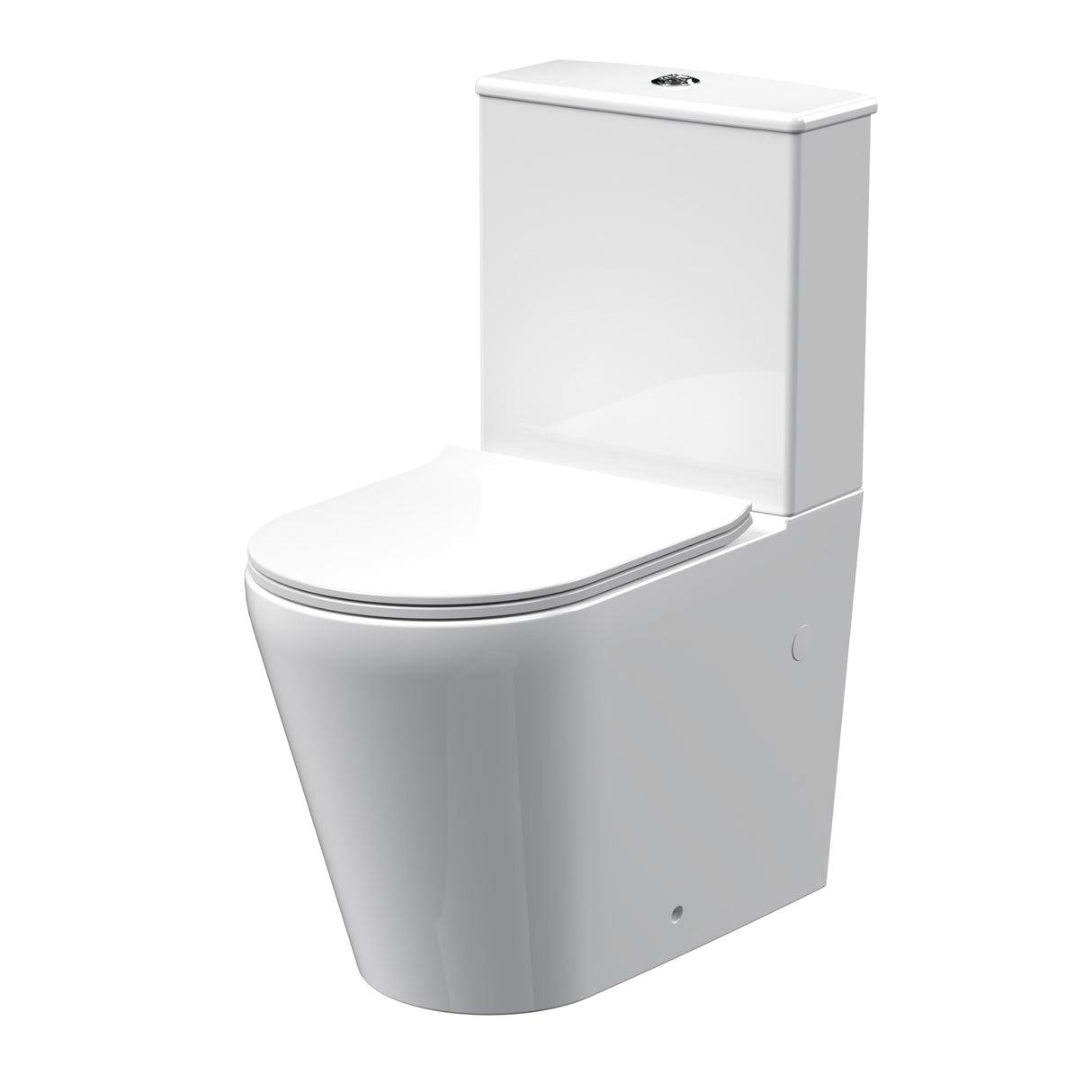 Nuie Freya BTW Rimless Close Coupled Toilet & Soft Close Seat NCG650