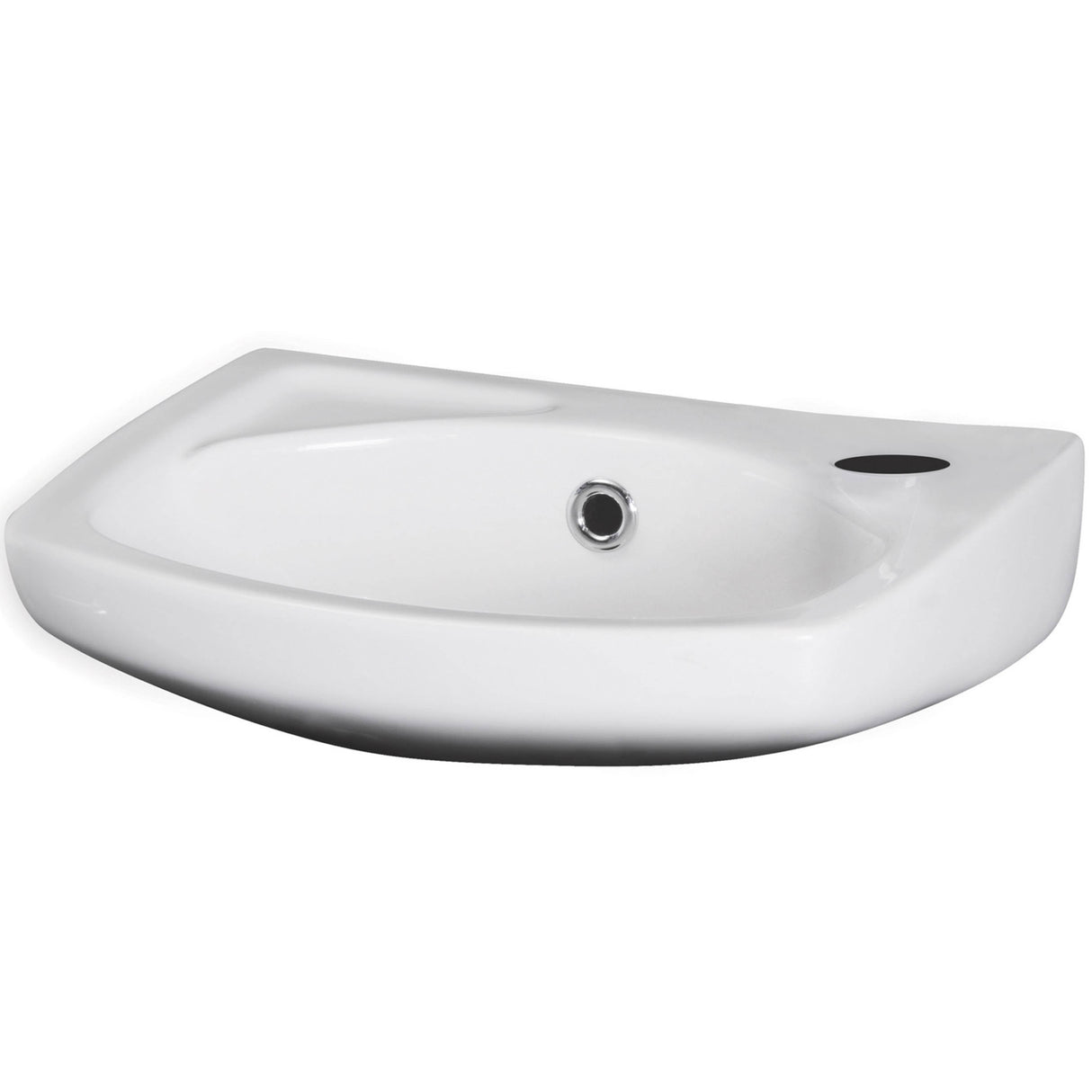 Nuie Melbourne Wall Hung Cloakroom Basin W350 x D280mm - 1 Tap Hole NCU832