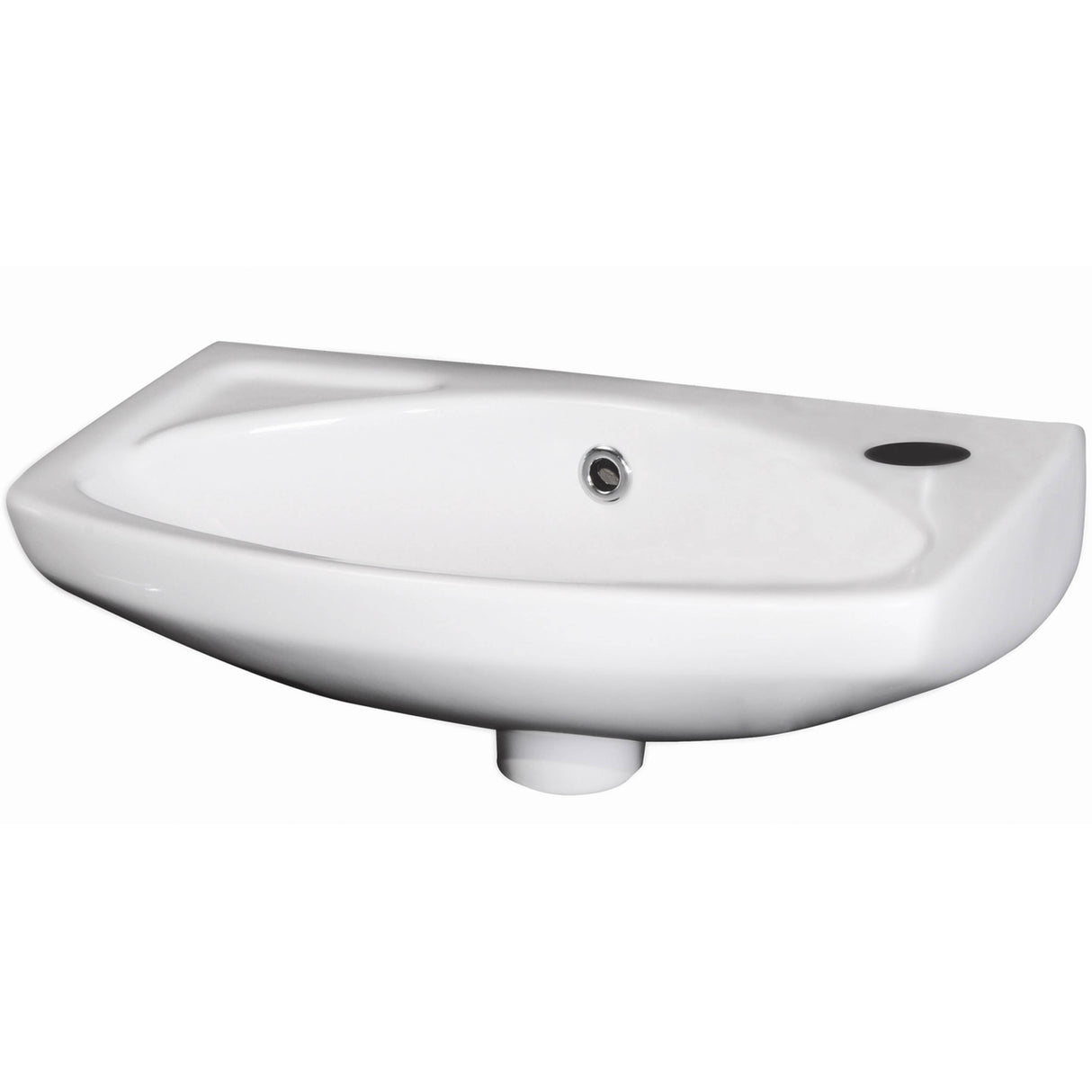 Nuie Melbourne Wall Hung Cloakroom Basin W450 x D280mm - 1 Tap Hole NCU842