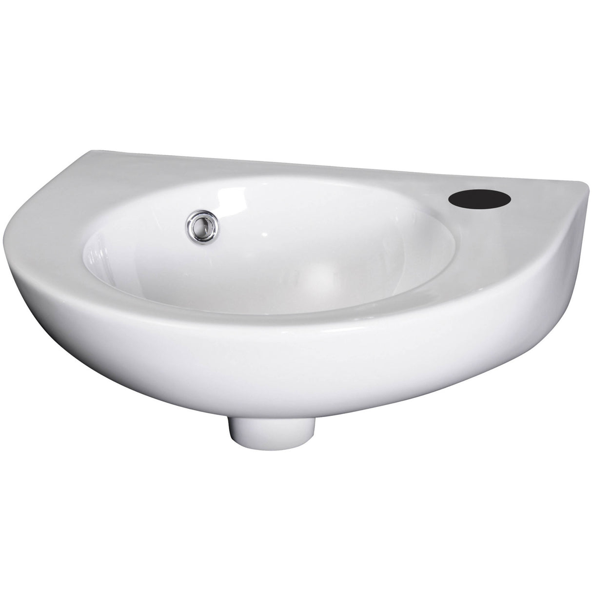 Nuie Melbourne Wall Hung Cloakroom Basin W430 x D345mm - 1 Tap Hole NCU942
