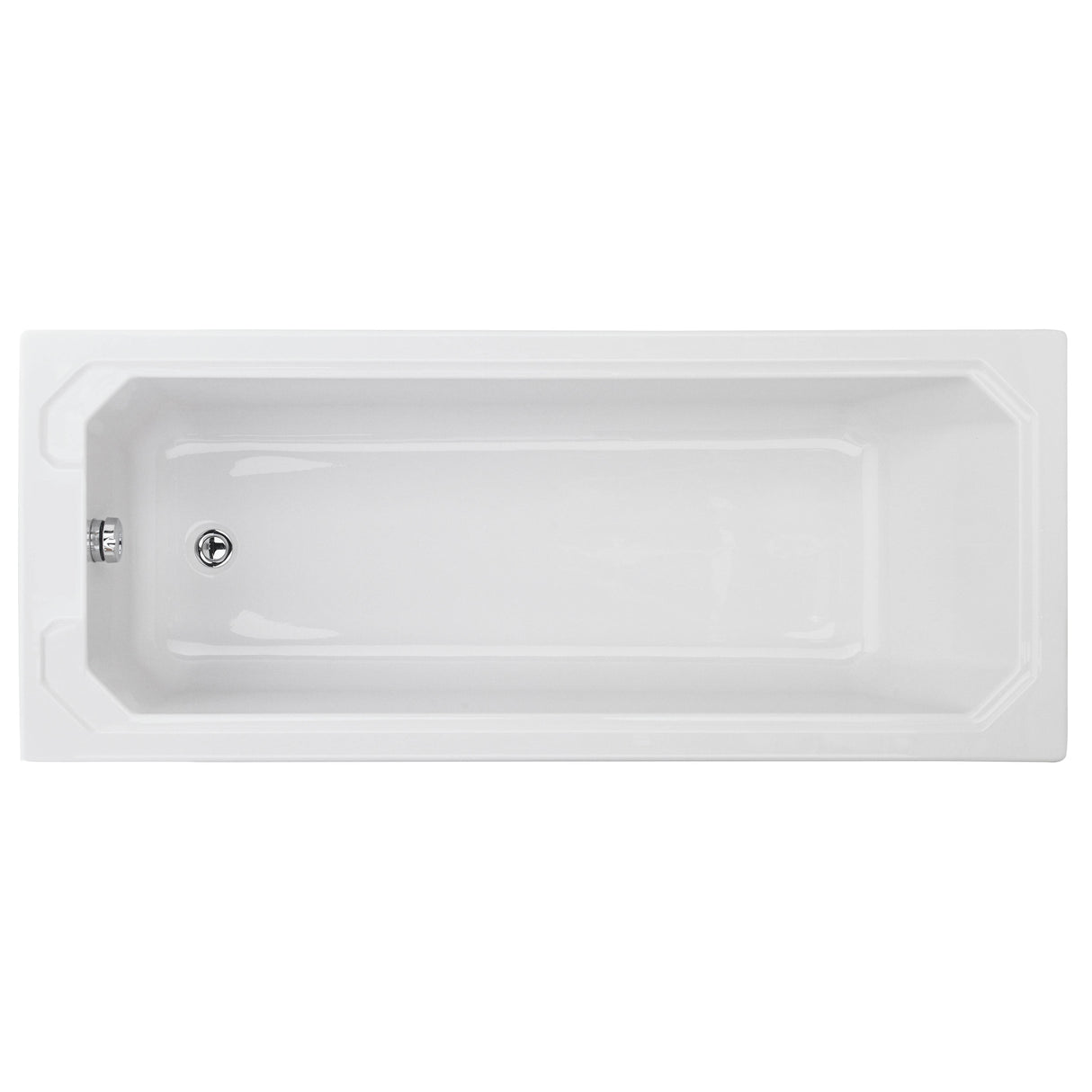 Nuie Ascott Traditional Single Ended Acrylic Bath White NLB110