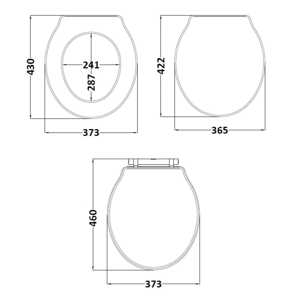 Old London Chancery Soft Close Wooden Toilet Seat With Chrome Hinges, Top Fix White NLS198 LD