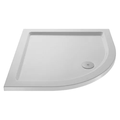 Nuie Pearlstone Slip Resistant Quadrant Shower Tray White NSR106