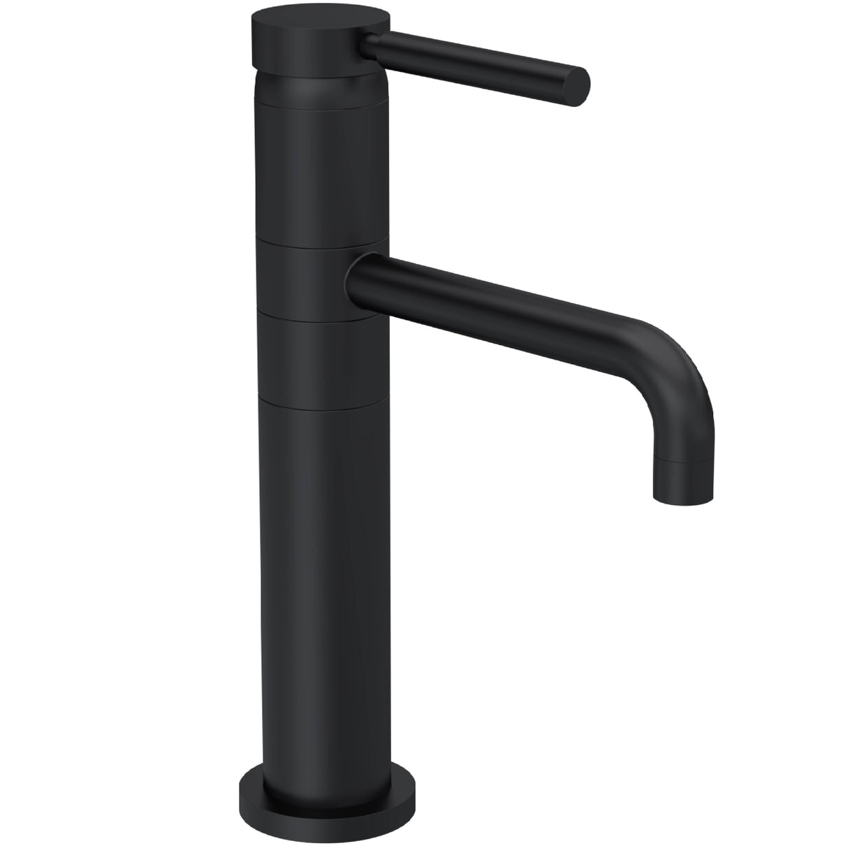 Hudson Reed Tec Lever Tall Mono Basin Mixer Tap Matt Black PN470