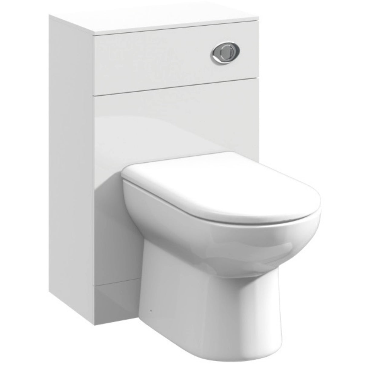 Nuie Mayford WC Unit W500 x D300mm Gloss White PRC141