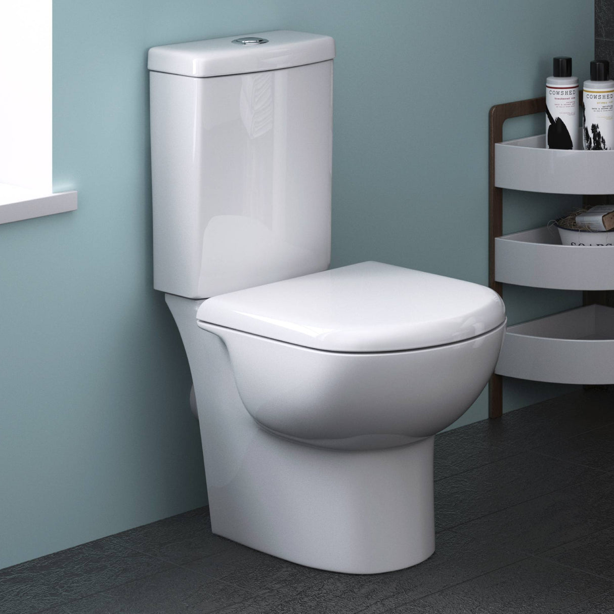 Nuie Provost Compact Close Coupled Toilet Without Seat CKN003 LS