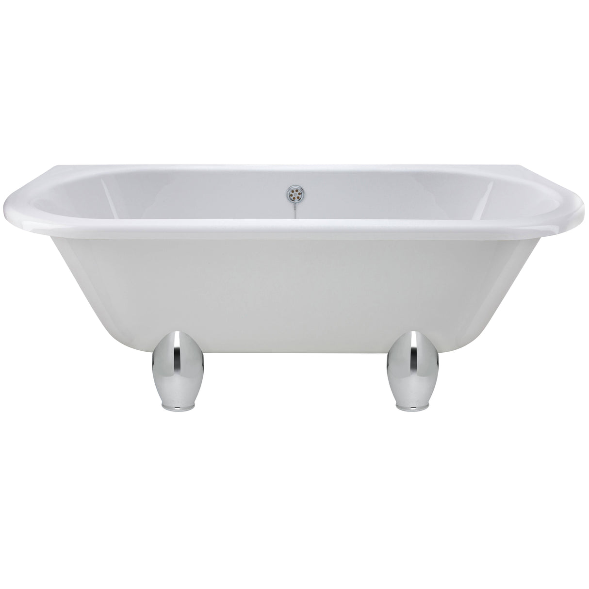 Old London Kenton Double Ended Freestanding Back To Wall Bath L1700 x W745mm - Deacon Leg Set RE1701M1 CO1