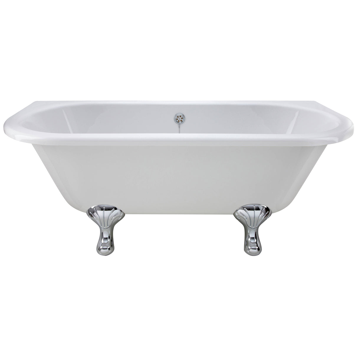 Old London Kenton Double Ended Freestanding Back To Wall Bath L1700 x W745mm - Corbel Leg Set RE1701T