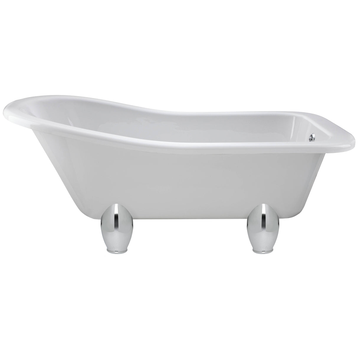 Old London Brockley Single Ended Freestanding Slipper Bath - Deacon Leg Set RL1690M1 CO1