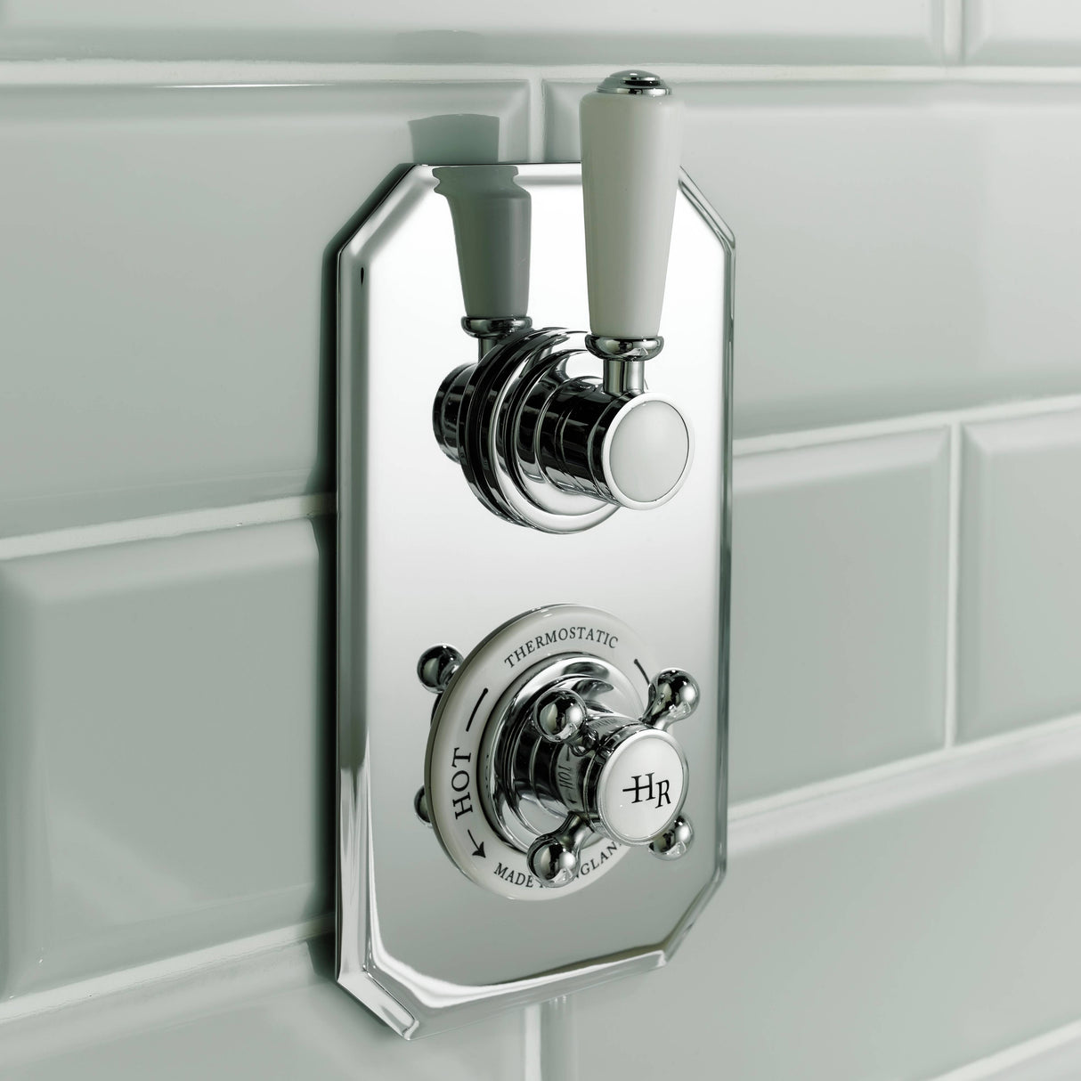 Hudson Reed Topaz 2 Outlet Thermostatic Concealed Shower Valve With Diverter TSVT004 LS