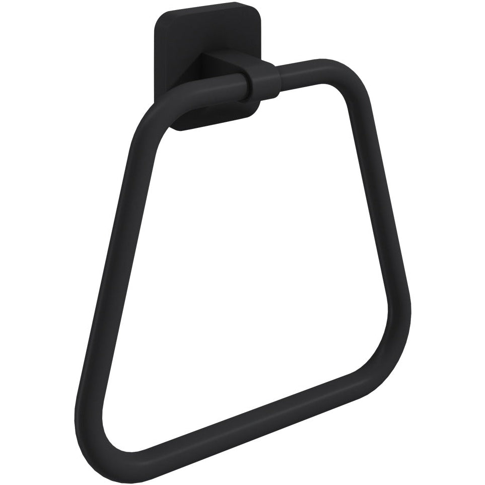 Trisen Towel Ring Matt Black TTR-201K