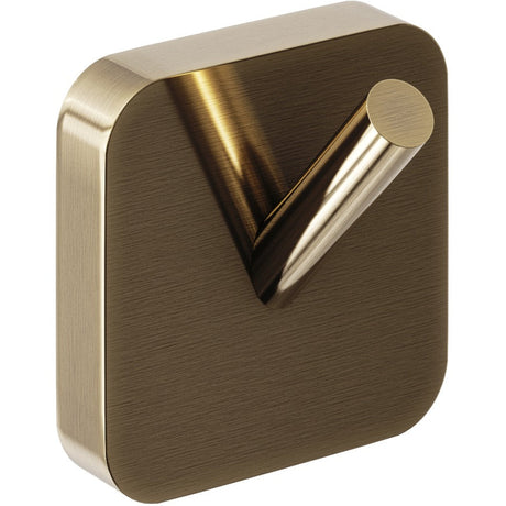 Trisen Single Robe Hook Brushed Brass TTR-301BB