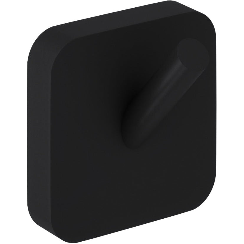 Trisen Single Robe Hook Matt Black TTR-301K
