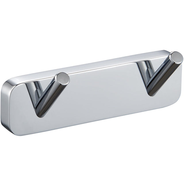 Trisen Double Robe Hook Chrome TTR-801CR