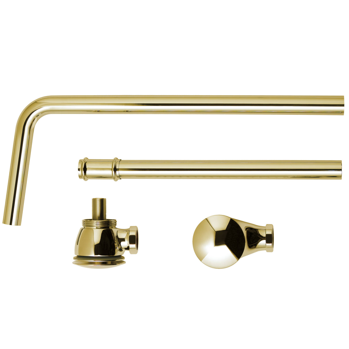 BC Designs Push Down Exposed Extended Bath Waste Gold WAS050G