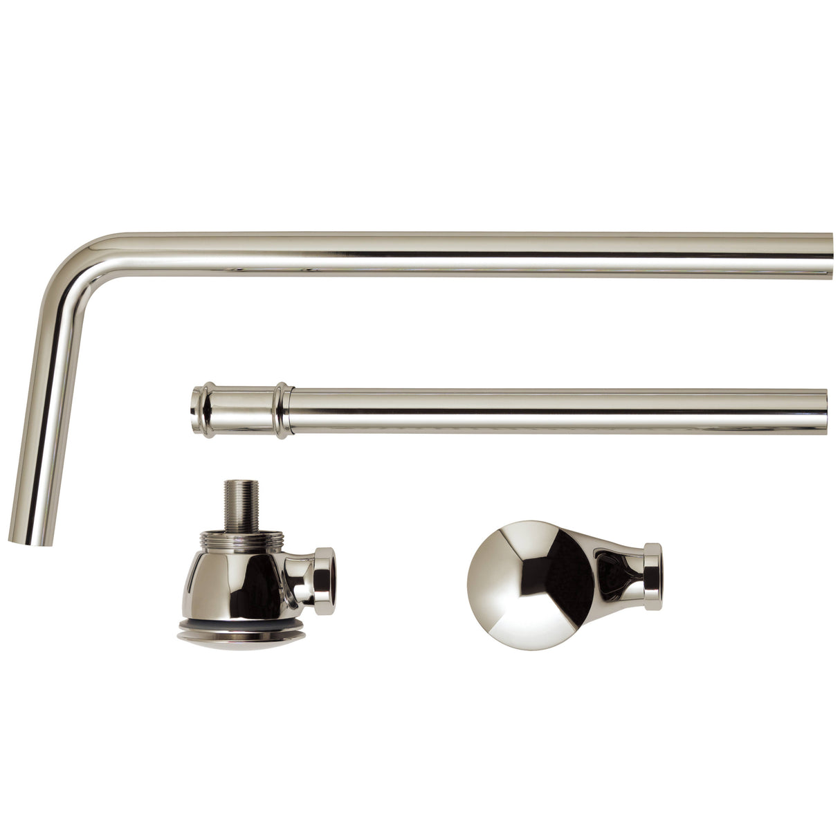 BC Designs Push Down Exposed Extended Bath Waste Nickel WAS050N